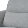 Premier Collection Mara Light Grey 2 Seater Sofa with Black Legs