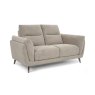 Premier Collection Mara Oatmeal 2 Seater Sofa with Black Legs