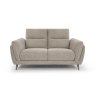 Premier Collection Mara Oatmeal 2 Seater Sofa with Black Legs