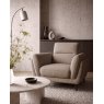 Mara Oatmeal Armchair with Black Legs