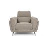 Premier Collection Mara Oatmeal Armchair with Black Legs