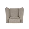 Premier Collection Mara Oatmeal Armchair with Black Legs