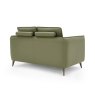 Premier Collection Atlas Green 2 Seater Sofa with Black Legs