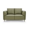 Premier Collection Atlas Green 2 Seater Sofa with Black Legs
