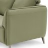 Premier Collection Atlas Green 2 Seater Sofa with Black Legs