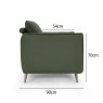Premier Upholstery Collection Atlas Green Armchair