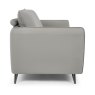 Premier Collection Atlas Light Grey 3 Seater Sofa