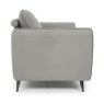 Premier Collection Atlas Light Grey 2 Seater Sofa