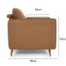 Premier Collection Atlas Tan Armchair