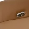 Premier Collection Enzo Tan Recliner Armchair