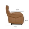 Premier Collection Enzo Tan Recliner Armchair