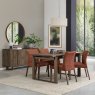 Premier Collection Delta Dark Oak 4-6 Extension Dining Table