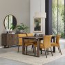 Premier Collection Delta Dark Oak 4-6 Extension Dining Table