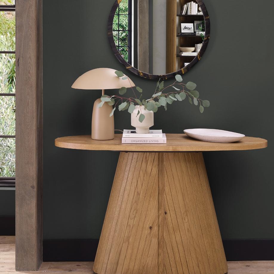 Some pieces do not need to be the focus - they create it. The Vega Rustic Oak console table brings ba...
