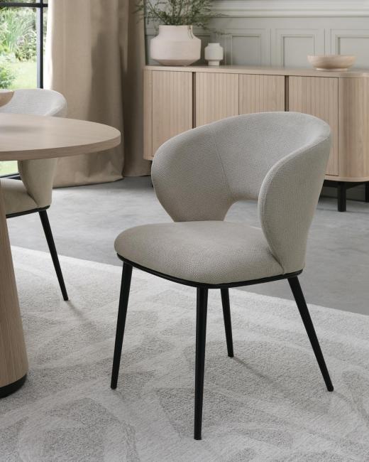 Meet Luca. Thoughtfully designed with a curved back, the Luca Chair offers the perfect balance of com...