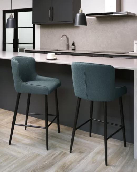 A bar stool that dresses the part.⁠ ⁠ Rubens mixes texture, tone and proportion in a way that loo...